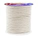 Mandala Crafts Soft Drawstring Replacement Rope Upholstery Crochet Macramé Cotton Welt Trim Piping Cord (Natural, 4mm)