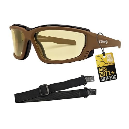 SOL PRO Anti-Fog Safety Motorcycle Riding Sunglasses Night