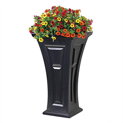 FCMP Outdoor HP-Bk Heritage (2 Pack) Planter, Black - Thumbnail 3