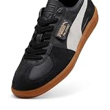 Puma Męski Skórzane Trampki Palermo, Black/Gum, 43 EU