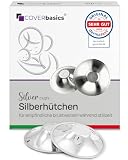 COVERbasics Silberhütchen Stillen - Stillhütchen aus Silber (Regular)