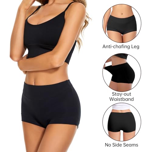 Migbean Boy Shorts Underwear for Women - Boxers for Women, Women's Cotton Underwear Boyshorts2