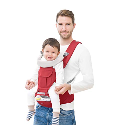 SONARIN 3-in-1 multifunctionele hipseat babydrager, babydrager, front-facing-slinger, grote opslag, ergonomisch, alle… - Image 3