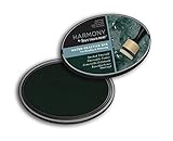 Säurefrei und Archivierung Spectrum Noir 252178 SN-IP-HWR-SEME Harmony Water Reaktiv-Stempelkissen, Rauch-Smaragd, Einheitsgröße