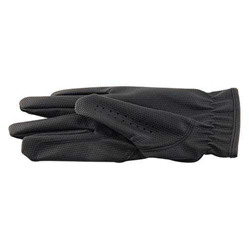 Synthetic Leather Equestrian Horse Riding Gloves for Kids Children and Youth (Medium, Child) - Thumbnail 2