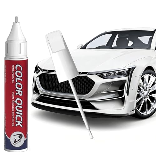 LEMONSTONE Lackstift Weiß Glänzend Lackstift Auto Weiß Autos Kratzer Reparatur Stift Auto Lackstifte für Kratzer Autolack Weiße für Kratzerreparaturen der Meisten Autos Motorräder Transporter