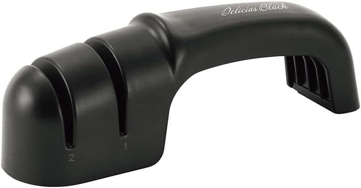 Kaxe Delicious Black Knife Sharpener Diamond & Ceramic Sharpener DEL-08