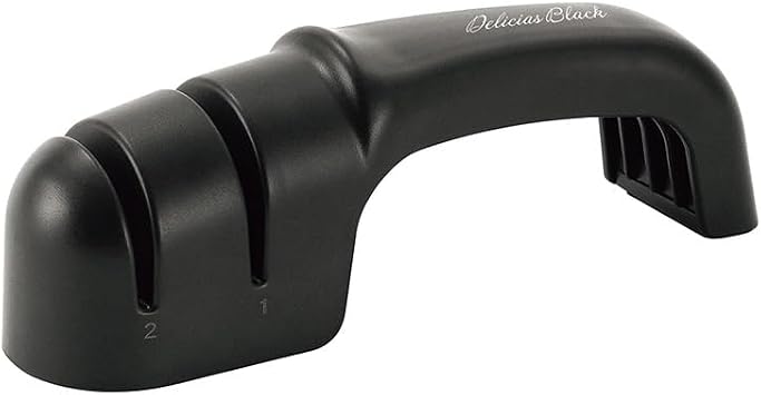Kaxe Delicious Black Knife Sharpener Diamond & Ceramic Sharpener DEL-08