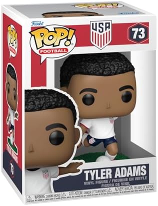Funko Pop! Football: USA - Tyler Adams - World Cup 2026 - Collectable Vinyl Figure - Gift Idea - Official Merchandise - Toys for Kids & Adults - Sports Fans - Model Figure for Collectors and Display image 5