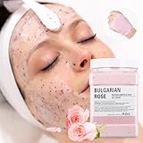 Jelly Masks for Facials Professional,Jelly Face Mask Skincare Hydrating,Jelly Masks Powder for Face Moisturizing,Smoothing,Deep Cleaning,Oil Contral,for All the Skin 23 Fl Oz(Bulgarian Rose)