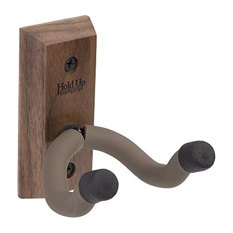 Hold Up Displays - Vertical Gun Hanger and Rifle Storage Securely Holds Firearm and Bow - Real Walnut Hardwood Harvested in Wisconsin - Made in USA Cover