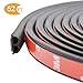 LOOBANI 52Ft Car Weatherstrip Rubber Seal Strip for Car Doors Windows Engine Cover, Universal Automotive Weather Stripping Protector, B Shape (Set of 2 Rolls,16 M)