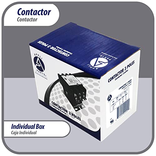 Appli Parts APAC-375240 Heavy Duty Contactor 3 Poles 75A 240V Coil Replacement for AC Compressors and Electrical Applications UL Certified E476929 by AP APPLI PARTS - Image 6