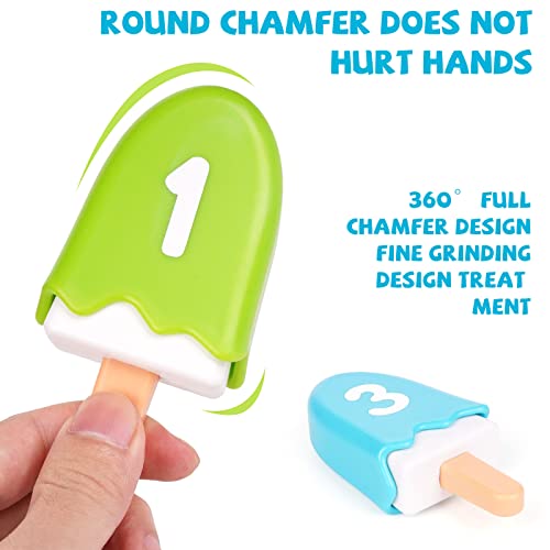 Genjuw 20 Pcs Counting Toys Number Learning Toys For Kids Ages 3-5 Preschool Math Toys Cute Numbers Match Games Color Sorting- Fine Motor Toys Preschool Learning Montessori Numbers Toys For Kids #TOP3