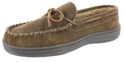 Chaussons Clarks Rudy pour homme en cuir suédé marron confortables
