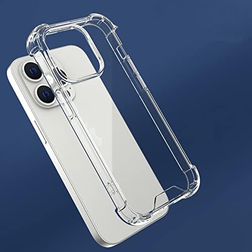 Melomon Case Compatible with iPhone 14 Pro (6.1"),[ Anti-Scratch],Shockproof Bumper Cover,Ultra Clear Hard PC Back,Soft TPU Bumper Protective Cover for iPhone 14 Pro