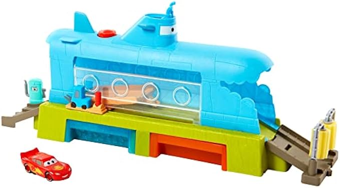 Disney Pixar Cars Color Change Whale Car Wash Playset