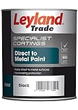 Leyland Speciality Direct To Metal Paint - Black 750 ml