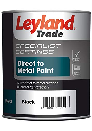 Leyland Speciality Direct To Metal Paint - Black 750 ml