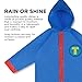 Mattel Boys Thomas Rain Wear, Umbrella And Poncho Raincoat Set For Ages 2-3, Blue