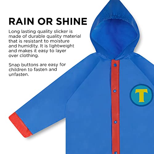 Mattel Boys Thomas Rain Wear, Umbrella And Poncho Raincoat Set For Ages 2-5 6