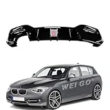 Aileron de Pare Chocs Arrière pour BMW 1 Series F20 F21 LCI M Sport MP 2015 2019,Kit de Diffuseur Inférieur de Pare Chocs Arrière de Voiture,Voiture Accessoires