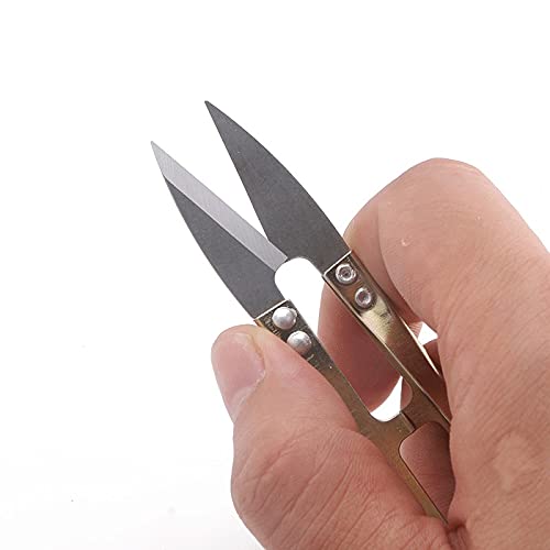 Küchenschere, U-förmige Nähschere, Fadenschneider, kleine Schere, Trimmzange für Stich, Stickerei, DIY-Nähzubehör