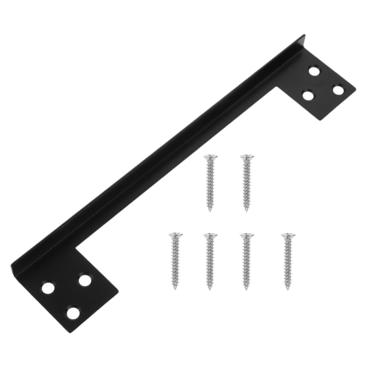 Door Latch Guard Plate Security Stainless Steel L Shaped for Office