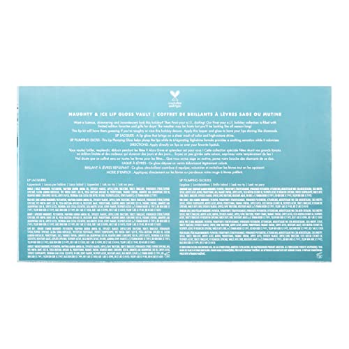 E.l.f. Cosmetics Naughty & Nice Lip Gloss Vault, Lip Glosses For Shiny & Plump Lips, Infused With Vitamin A & E, Vegan & Cruelty-Free, 10 Glosses #TOP4