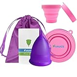 El producto incluye: 1 copa menstrual, 1 taza de esterilización plegable, 1 bolsa de tela y 1 manual de instrucciones.