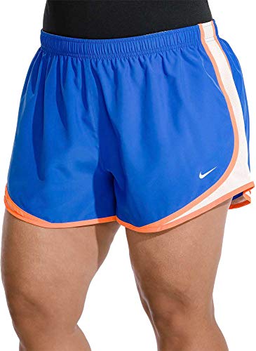 NIKE W NK Tempo Short Plus, Signal Blue/G Ice/Cone/Wg, 2X