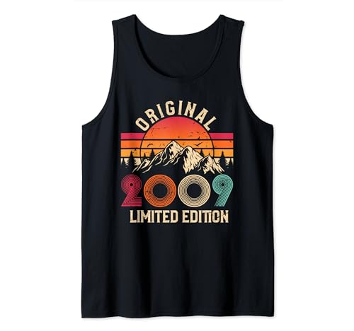 Legendary Original 15th years Vintage 2009 Birthday Gifts Camiseta sin Mangas