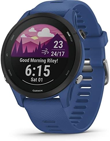 Garmin Forerunner 255 GPS 46mm Running Smartwatch, Lightweight, A...