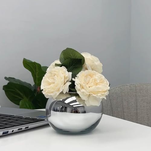 SNDEC Office Desk Accessories, 4.2'' Cubicle Mirror to See Behind You, Corner Monitor Mirror for Desk, Silver Aesthetic Cubicle Decor for Work, Cubicle Privacy Must Haves - Thumbnail 5