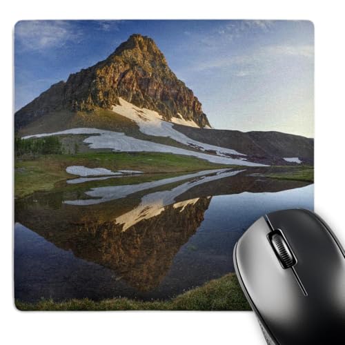 3dRose LLC 8 X 8 X 0.25 Inches Logan Pass, Glacier National Park, Montana Adam Jones Mouse Pad (mp_91567_1)