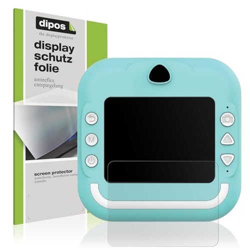 dipos I 4x Screen Protector matte compatible with Zounin Q5 Kinder Sofortbild-Kamera Protection Films
