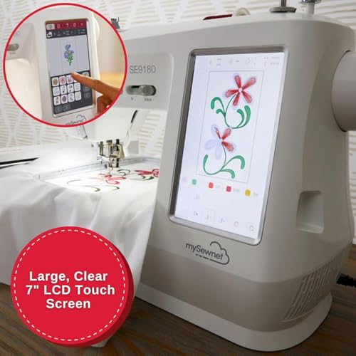 image for SINGER SE9180 Sewing & Embroidery Machine | 250 Built-in Stitches, 150
