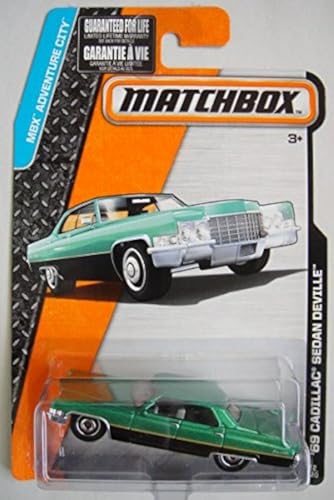Matchbox MBX adventure city Cadillac Sedan Deville 1969 miniatura 1