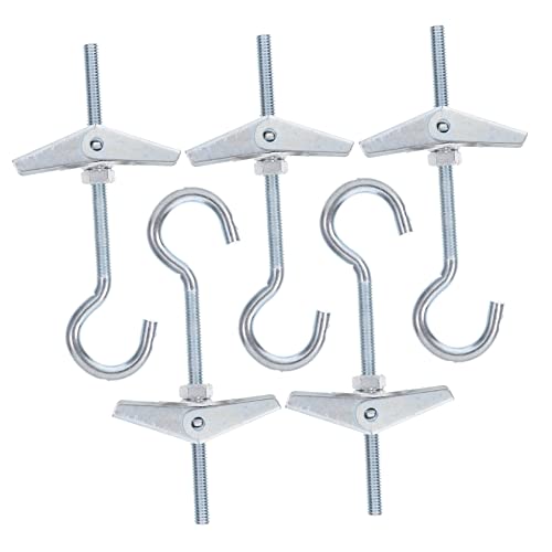 MAGICLULU 5juegos Gancho Pernos De Palanca Para Paneles De Yeso Anclajes De Pared Hueca Tuercas De Para Colgar Objetos Pesados Paredes De Yeso