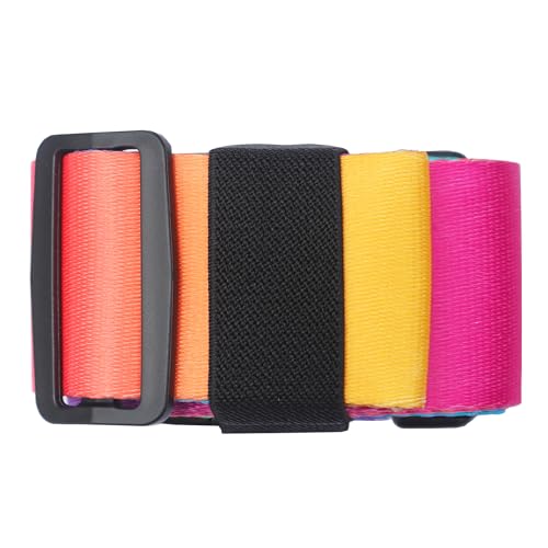 Image of Luggage Straps for Suitcases TSA Approved Easy Pack Organized Suitcase Strap, Luggage Strap, Luggage Belt Strap, Bag Straps for Luggage. Buckle Straps Travel Accessories (Colorful)