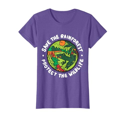 Protect The Wildlife Save The Rainforest Environmental T-Shirt