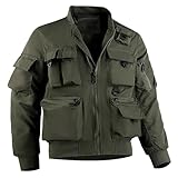 Vhersily 2026 Chaqueta Táctica Versátil Hombre Para Todos Los Terrenos Casual Impermeable Cálido Chaqueta De Invierno Correr Gimnasio Ciclismo Fitness Entrenamiento Deportivo Chaquetas para