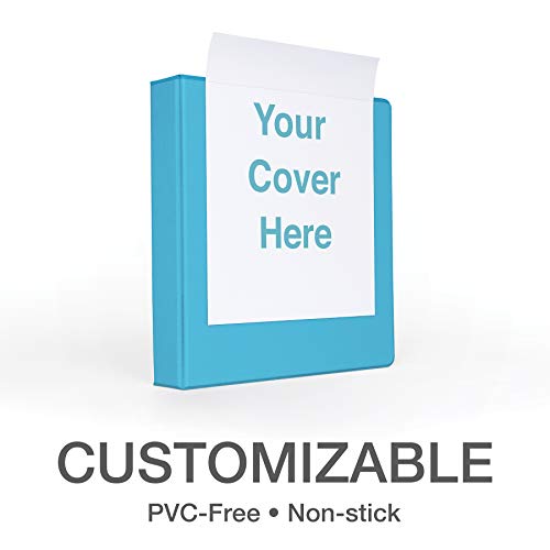 Oxford 3 Ring Binders, 2 Inch One-Touch Easy Open D Rings, View Binder Covers, Durable Hinge, Non-Stick, Pvc-Free, Fashion Colors, 4 Pack (79913) #TOP5