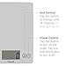 Escali Arti Glass Food Scale Digital Countertop Kitchen, Baking and Cooking Scale with Nutrition and Calorie Counter, 15-Pound Capacity, 9