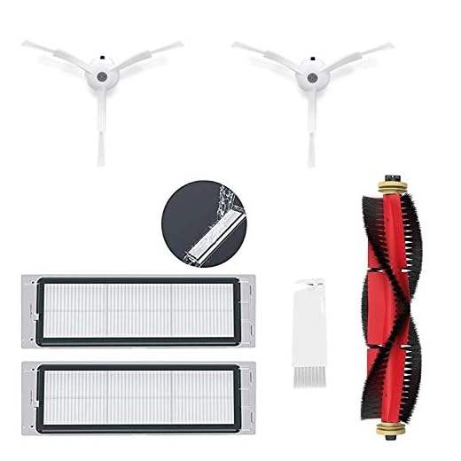 Original slitdelar, ersättningsdelar för huvudborstfilter, kompatibla med Xiaomi MI Robot Roborock S50, S51, S55 S5Max & S6
