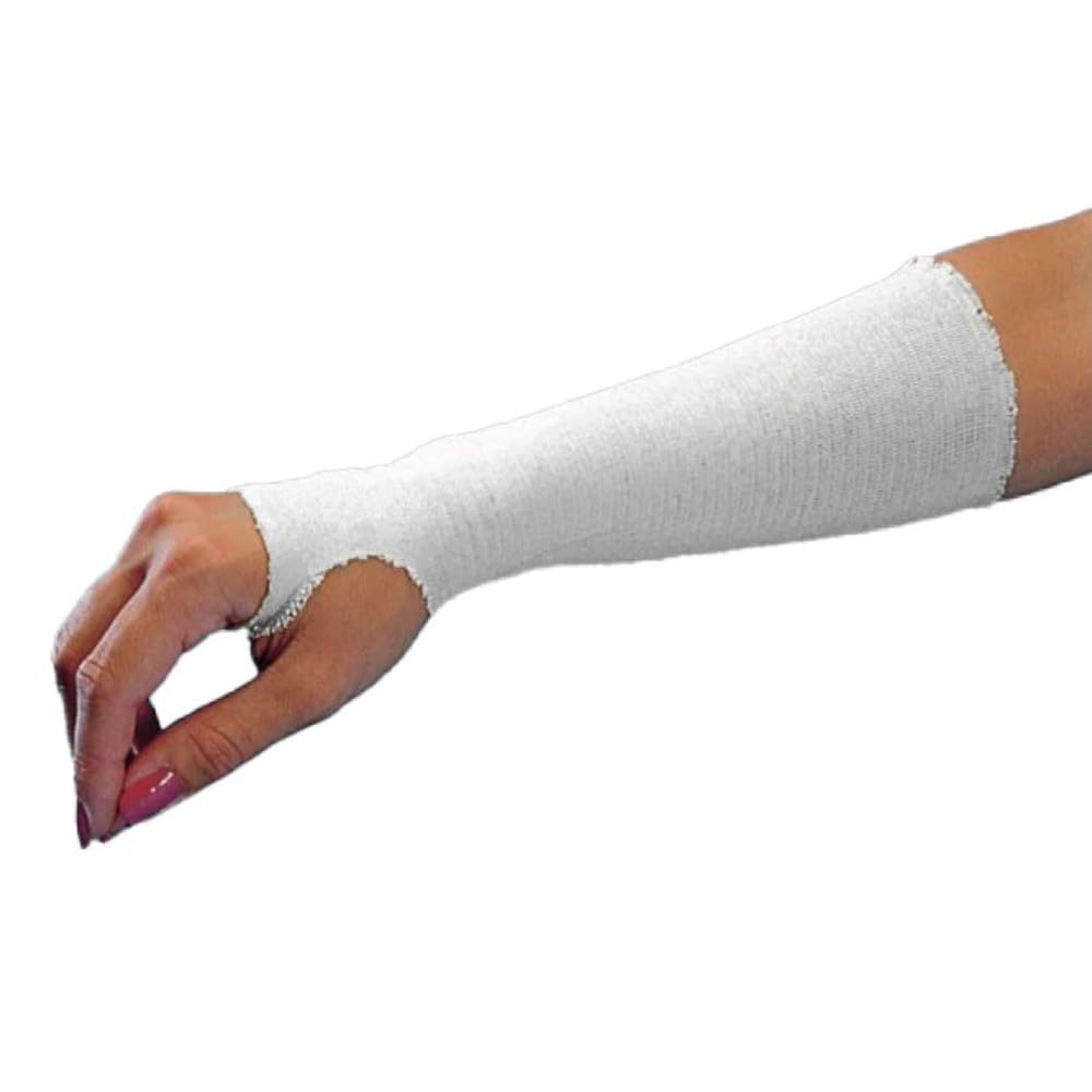 Rolyan Economy Cotton Stockinette, Comfortable and Durable PreWrap for Pre-Splinting or Casting Fabrication, Tubular Arm Stocking with Sweat Wicking and Perspiration Technology, 3" X 25 Yards