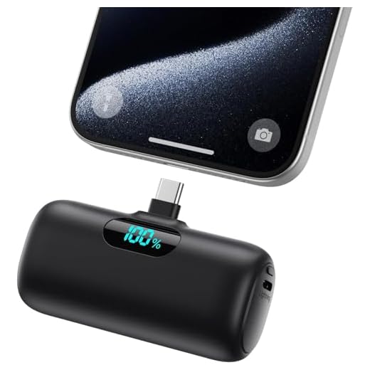 Mini Power Bank USB C, 5500mAh Batería Externa PD Carga Rapida Cargador Portátil Ultra Compacto Powerbank Compatible con iPhone 17/16/15 Serie, Samsung, Xiaomi, Huawei, Switch USB C Teléfonos etc