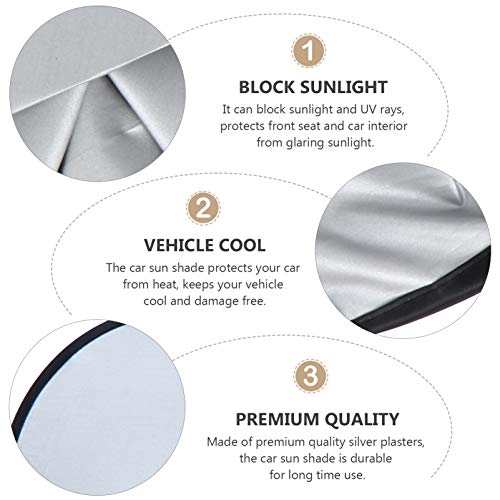 CLISPEED 2Pcs Pára-Brisa Do Carro Protetor Solar Do Carro Protetor Solar Do Carro Bloqueador da Vise