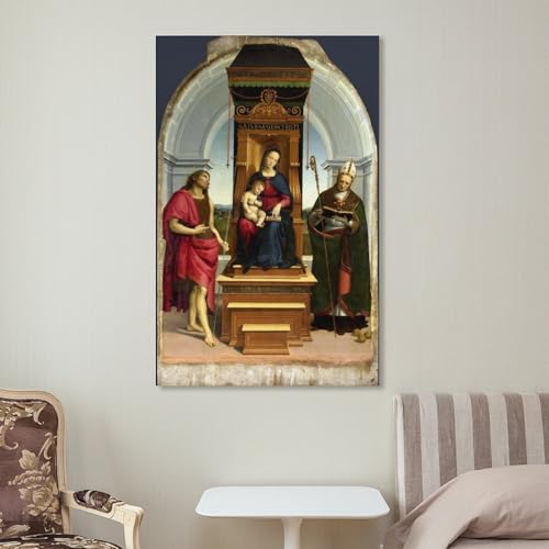 Poster de Raphael l'esthétique de La Madone de l'Ansidei chez soi - 7