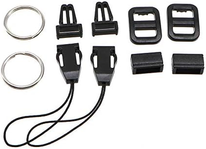 Quick Release Camera Neck Strap Shoulder Strap Belt for Mirrorless Digital Cameras Climbing Rope with Quick Release QD Loops Connector with O-Ring Adjustable Length 30-53inch Black - Image 7